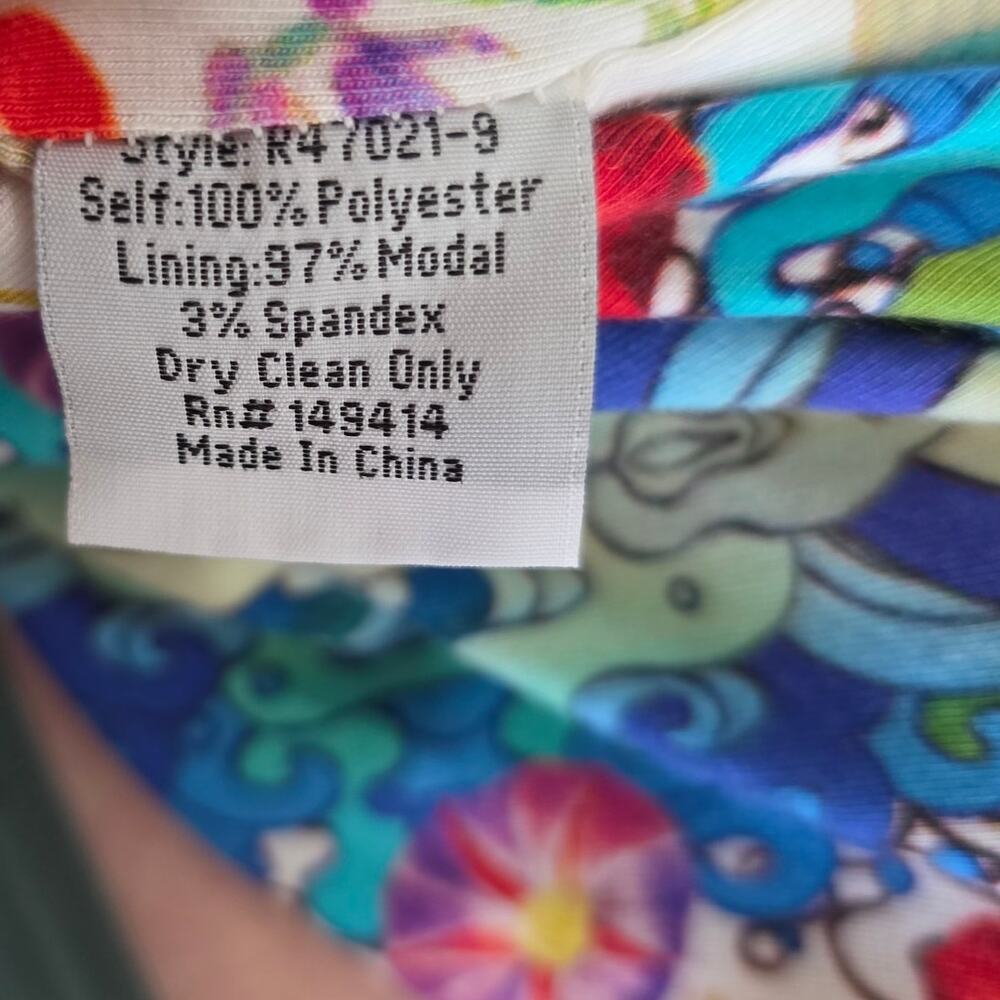 Johhny Was Biya Reversible Hoodie Jacket Floral Multi Size L - Picture 6 of 6